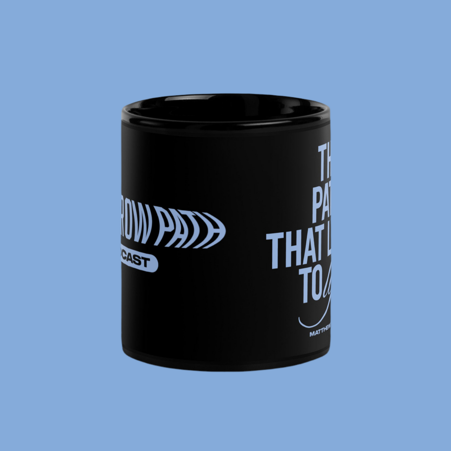 Black Glossy Mug