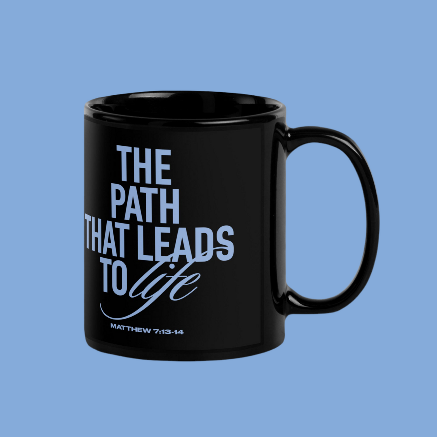 Black Glossy Mug